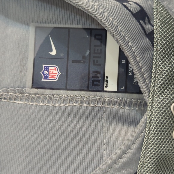 Nike Infield Seattle Seahawks Adams #33 Gray Jersey NWT - Picture 4 of 6